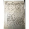 Wien, 24. Juli 1747 - Brief mit eigenhändiger Unterschrift