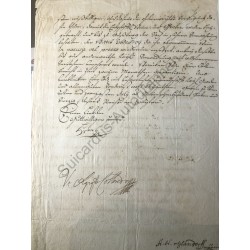 Wien, 24. Juli 1747 - Brief mit eigenhändiger Unterschrift