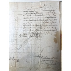 Prag 1587 - Brief mit eigenhändiger Unterschrift