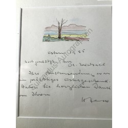 Ostern 1955 - Brief mit...