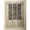 um 1280 - Hebräisches Namensregister aus einer Biblia Latina, Nordfrankreich