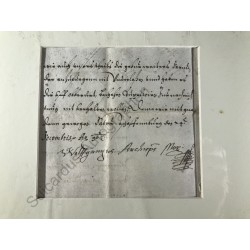 Aschaffenburg, 24.12.1596 - Eigenhändiger Brief  an den Schultheißen von Künzelsau