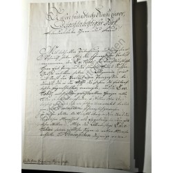 Erfurt, 9. Januar 1801 - Brief mit eigenhändiger Unterschrift