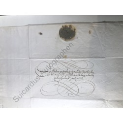 Würzburg, 9. Oktober 1624 - Brief mit eigenhändiger Unterschrift