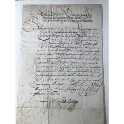 Würzburg, 7. Juni 1651 - Brief mit eigenhändiger Unterschrift