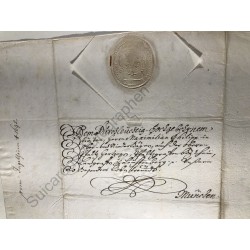 Aschaffenburg, 14.12.1694 - Brief mit eigenhändiger Unterschrift