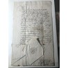 Aschaffenburg, 13. 01.1640 - Notariatsurkunde mit Unterschrift des Stadtschultheißen