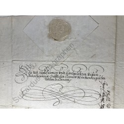 Mainz, 7. August 1638 - Brief mit eigenhändiger Unterschrift