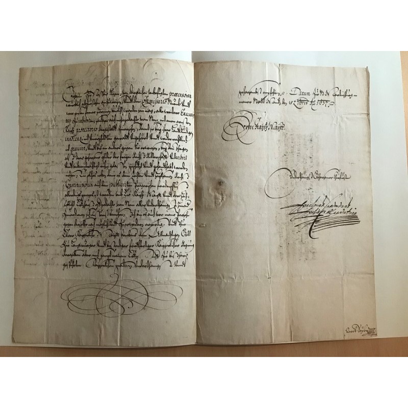 Mainz, 15.09.1637 - Brief mit eigenhändiger Unterschrift