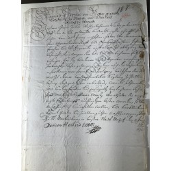 Mainz 1676? - Brief mit eigenhändiger Unterschrift