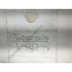 Mainz 1676? - Brief mit eigenhändiger Unterschrift