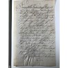 Mainz, 3. November 1742 - Urkunde mit eigenhändiger Unterschrift