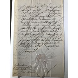 Mainz, 3. November 1742 - Urkunde mit eigenhändiger Unterschrift