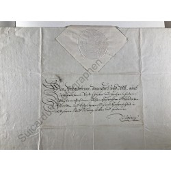 Mainz, 21. Januar 1782 - Brief mit eigenhändiger Unterschrift