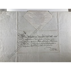 Mainz, 21. Januar 1782 - Brief mit eigenhändiger Unterschrift