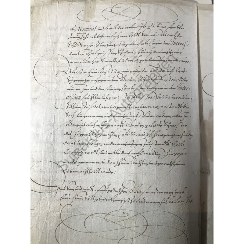 Regensburg, 10.02.1598 - Brief mit eigenhändiger Unterschrift