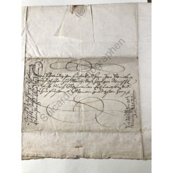Kelsterbach, 24. März 1571 - Schreiben mit eigenhändiger Unterschrift
