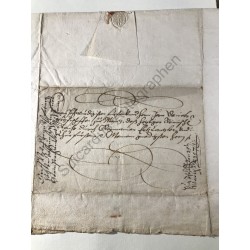 Kelsterbach, 24. März 1571 - Schreiben mit eigenhändiger Unterschrift