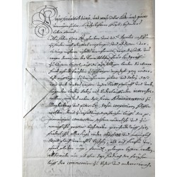 Würzburg, 14. Mai 1672 - Brief mit eigenhändiger Unterschrift