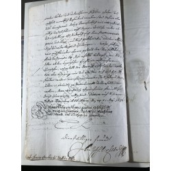 Würzburg, 14. Mai 1672 - Brief mit eigenhändiger Unterschrift