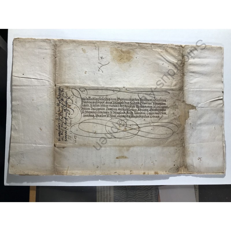 Mainz, 16. April 1603 - Brief mit eigenhändiger Unterschrift