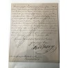 Hohenschwangau, 22.01.1881 - Brief mit eigenhändiger Unterschrift