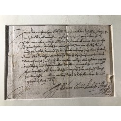 Wörth, 15. Juni 1793 - Schriftstück mit eigenhändiger Unterschrift