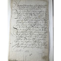 Regensburg, 5. Februar 1654 - Brief mit eigenhändiger Unterschrift