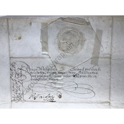Mainz, 26. März 1677 - Brief mit eigenhändiger Unterschrift