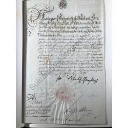 Aschaffenburg, 18. 04.1797 - Dekret mit eigenhändiger Unterschrift