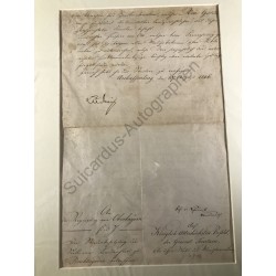 Aschaffenburg, 19.08.1746 - Brief mit eigenhändiger Unterschrift