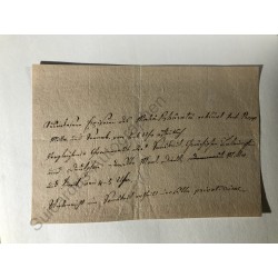 1835-1865 - Vier eigenhändige Schriftstücke