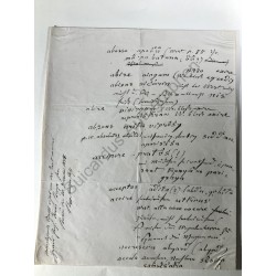 1835-1865 - Vier eigenhändige Schriftstücke