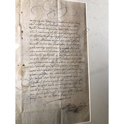 Aschaffenburg, 14.10.1605 - Brief mit eigenhändiger Unterschrift