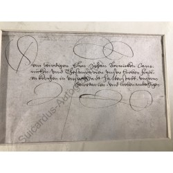 Halle 1534 - Brief mit eigenhändiger Unterschrift