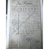 Würzburg, 10. März 1813 - Beförderungsurkunde in seinem Namen