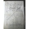 Würzburg, 1. Januar 1797 - Beförderungsurkunde mit eigenhändiger Unterschrift