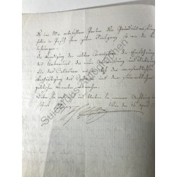 Wien, 16. April 1786 - Brief mit eigenhändiger Unterschrift