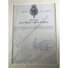 Berlin, 27. Januar 1941 - Brieftelegramm mit eigenhändiger Unterschrift
