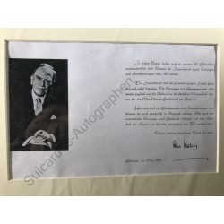 Göttingen, 21. März 1959 - Brief mit eigenhändiger Unterschrift