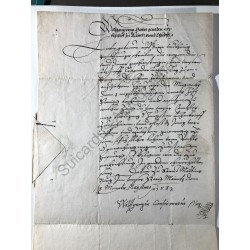 Mainz, 8. Mai 1583 - Brief mit eigenhändiger Unterschrift