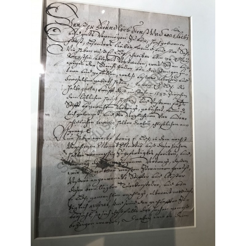 Aschaffenburg, 7. Juli 1614 - Schreiben mit eigenhändiger Unterschrift
