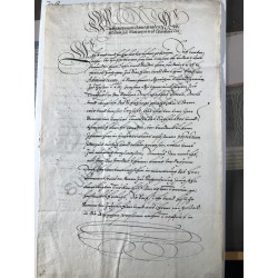 Mainz, 27. April 1595 - Brief mit eigenhändiger Unterschrift