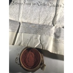 Mainz, 23. Februar 1706 - Urkunde mit eigenhändiger Unterschrift