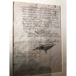 Aschaffenburg, 7. Juli 1614 - Schreiben mit eigenhändiger Unterschrift