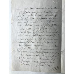 Karlsruhe, 23. Oktober 1868 - Brief mit eigenhändiger Unterschrift