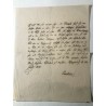 Nymphenburg, 28. Juni 1815 - Brief mit eigenhändiger Unterschrift