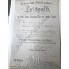 München, 31. Oktober 1888 - Gedruckte Urkunde mit eigenhändiger Unterschrift