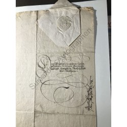 Amöneburg 30. Juli 1574 - Brief mit eigenhändiger Unterschrift