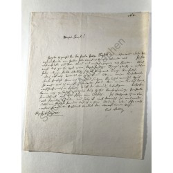 Regensburg, 6. Februar 1815 - Eigenhändiger Brief